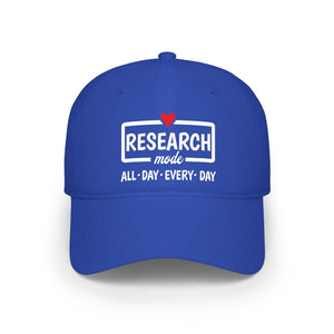 Research Mode — "All • Day • Every • Day" Baseball Cap in One size by Genealogy Keepsakes