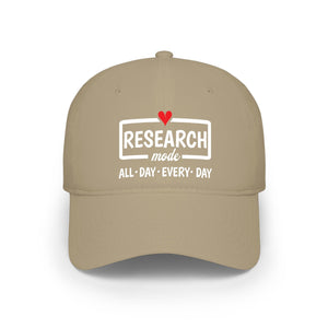 Research Mode — "All • Day • Every • Day" Baseball Cap in One size by Genealogy Keepsakes