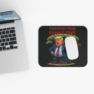 Tariffed Your Family Tree Mouse Pad in 9" × 8" by Genealogy Keepsakes