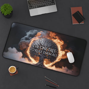 The One Tree To Rule Them All Desk Mat-