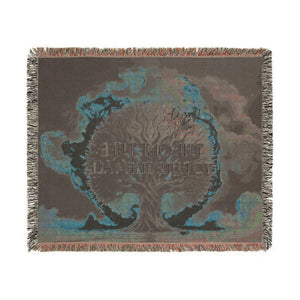 The One Tree Woven Blanket in by Genealogy Keepsakes