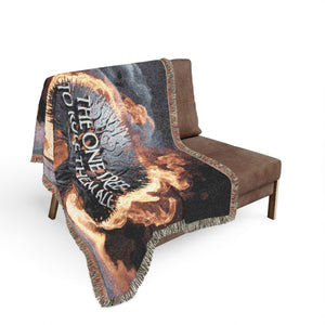 The One Tree Woven Blanket in by Genealogy Keepsakes
