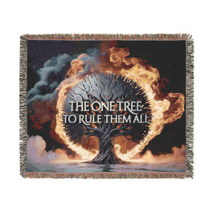 The One Tree Woven Blanket-Photo