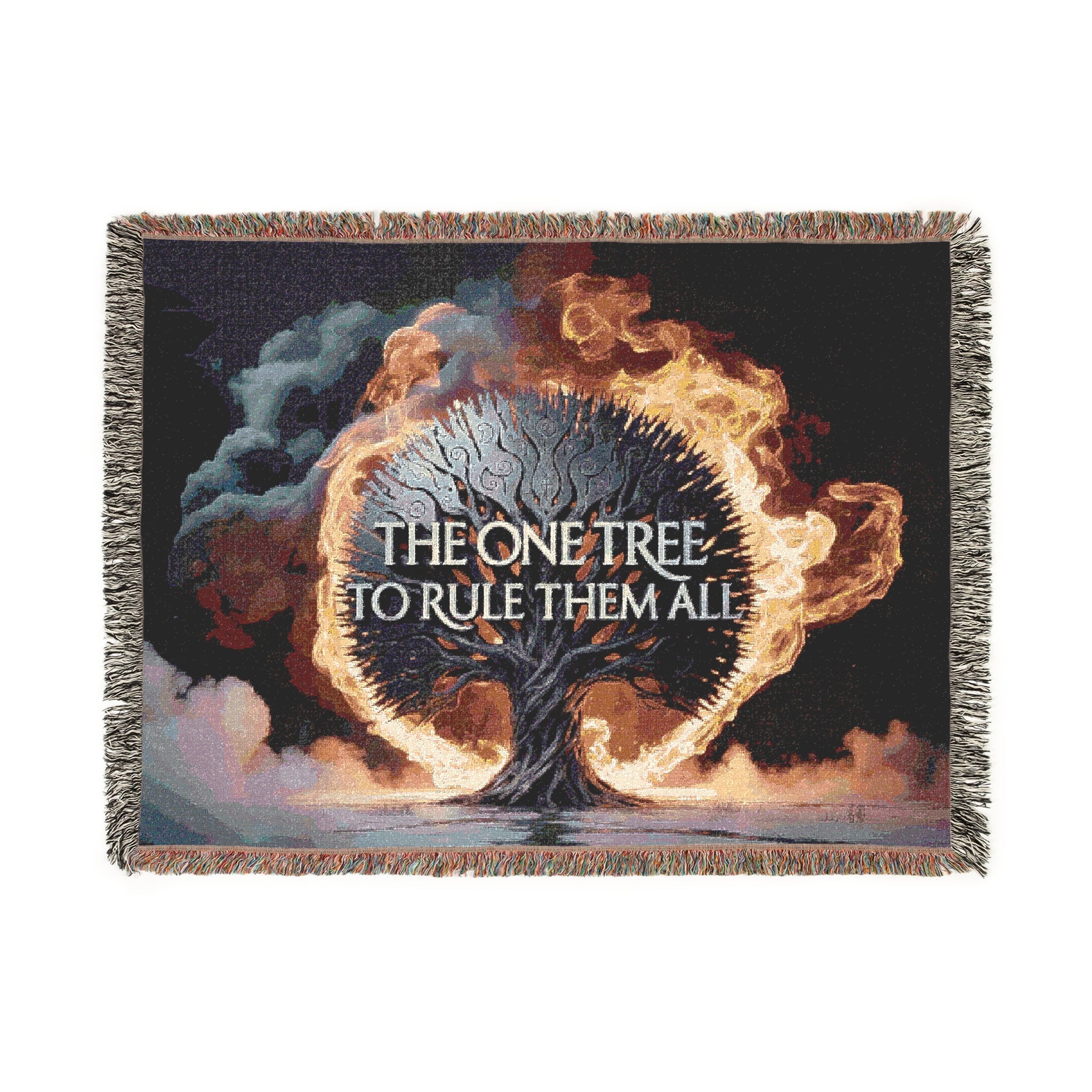 The One Tree Woven Blanket-Photo