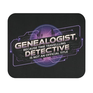 Time Travelling Detective Mouse Pad-9" × 8"