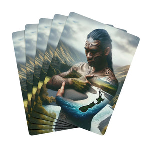 Whenua Within – Aotearoa New Zealand Art Playing Cards in 2.5" x 3.5" by Genealogy Keepsakes