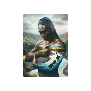 Whenua Within – Aotearoa New Zealand Art Playing Cards in 2.5" x 3.5" by Genealogy Keepsakes