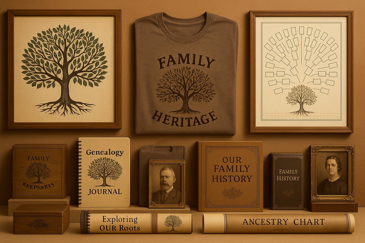 All Products - Celebrate Your Family History Proudly – Genealogy Keepsakes