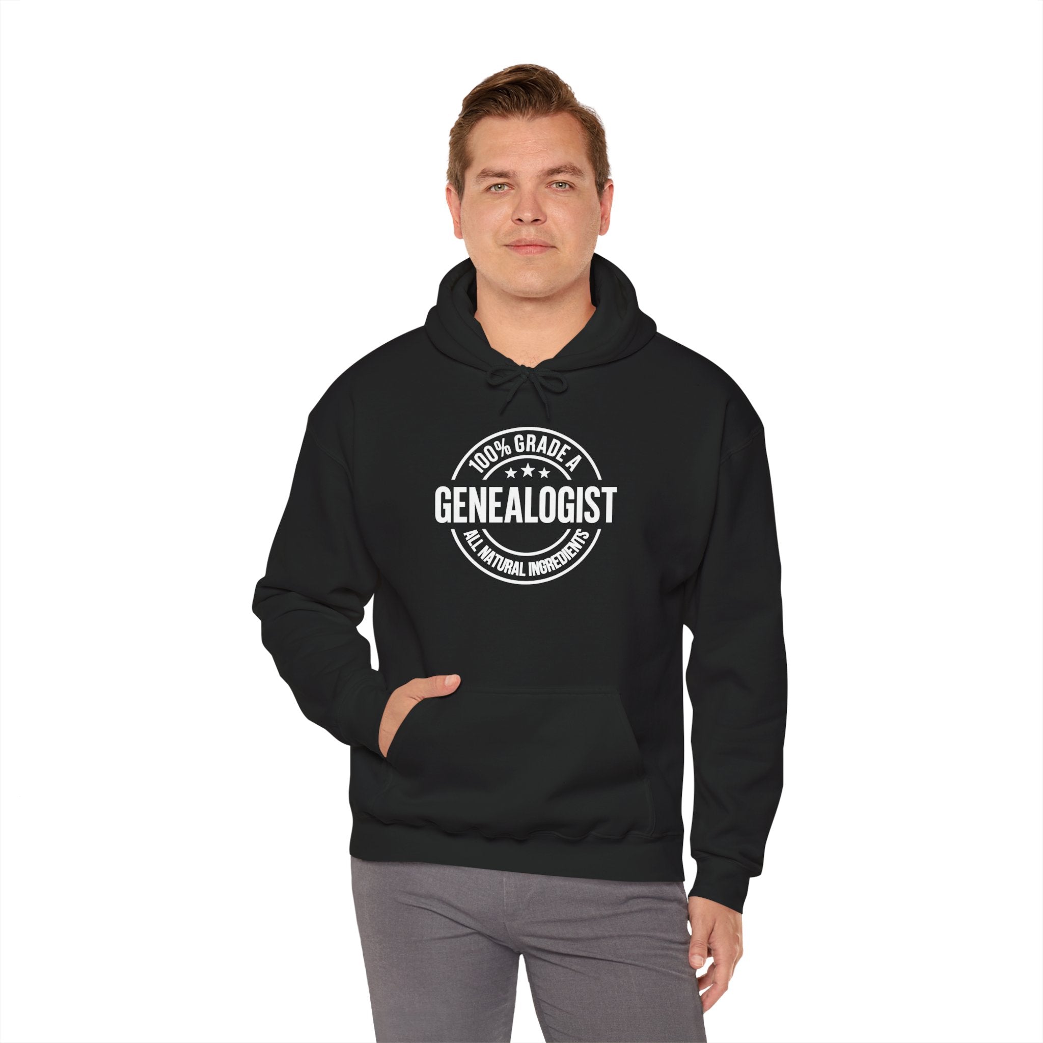 100 Percent Genealogist Hoodie in by Genealogy Keepsakes