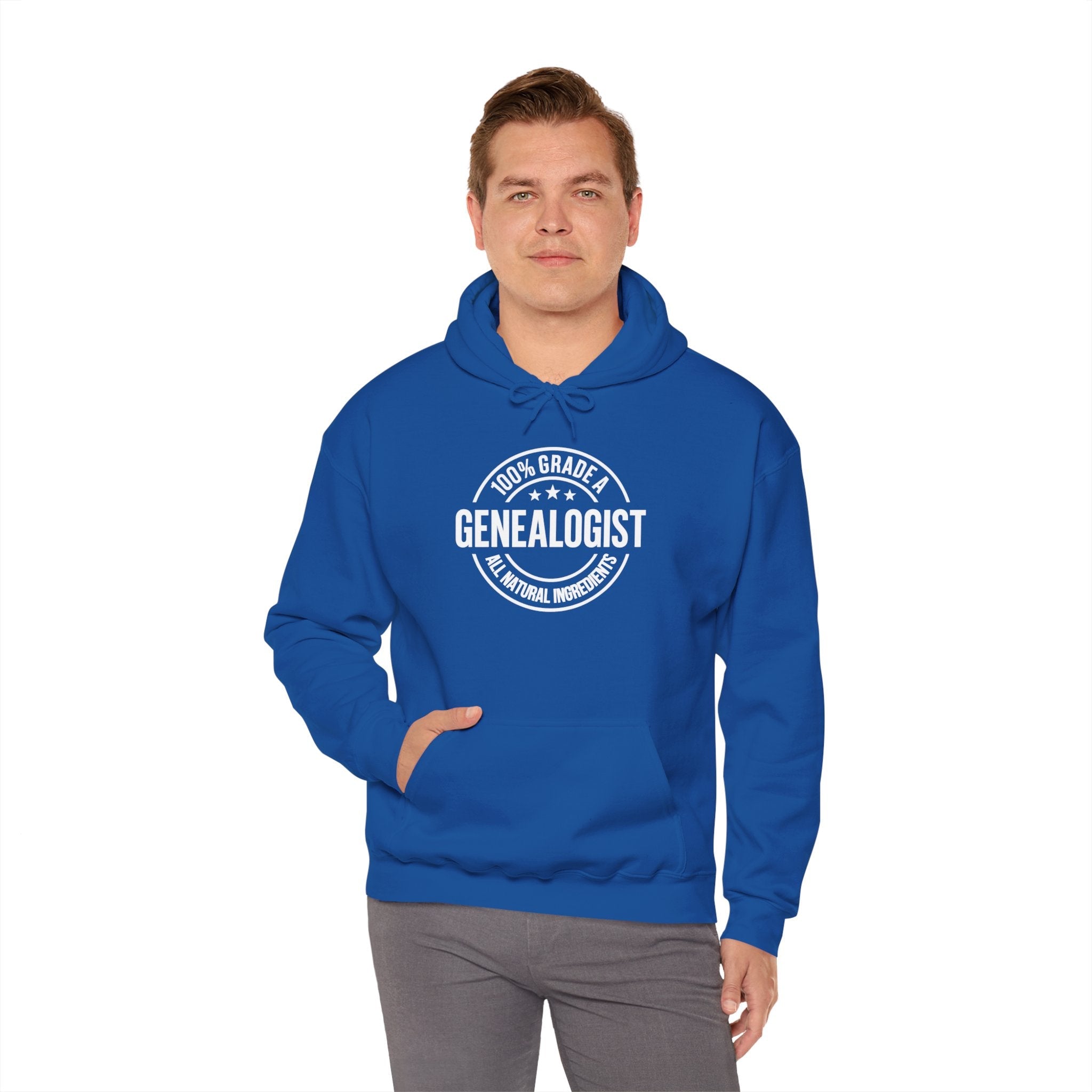 100 Percent Genealogist Hoodie in by Genealogy Keepsakes
