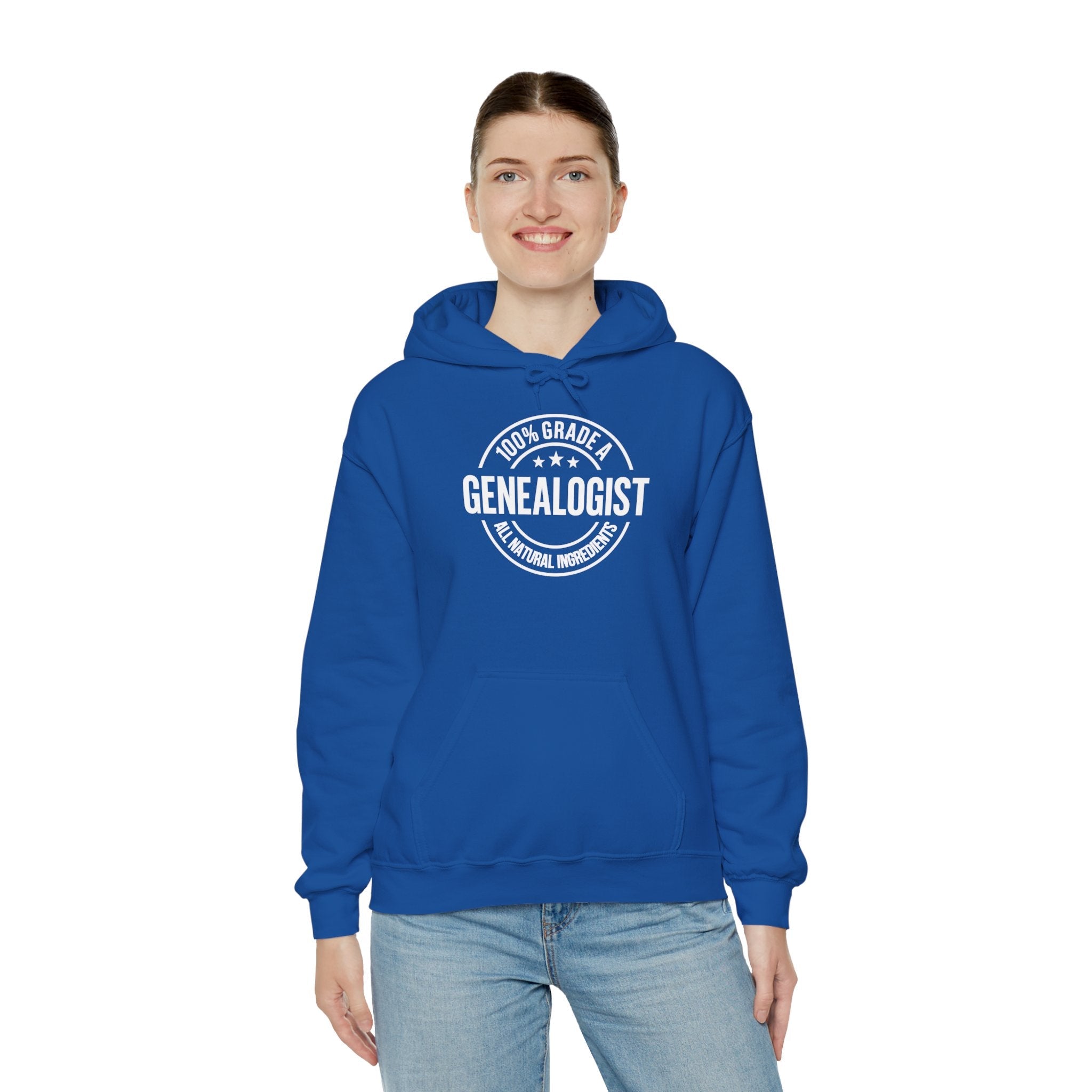 100 Percent Genealogist Hoodie in by Genealogy Keepsakes