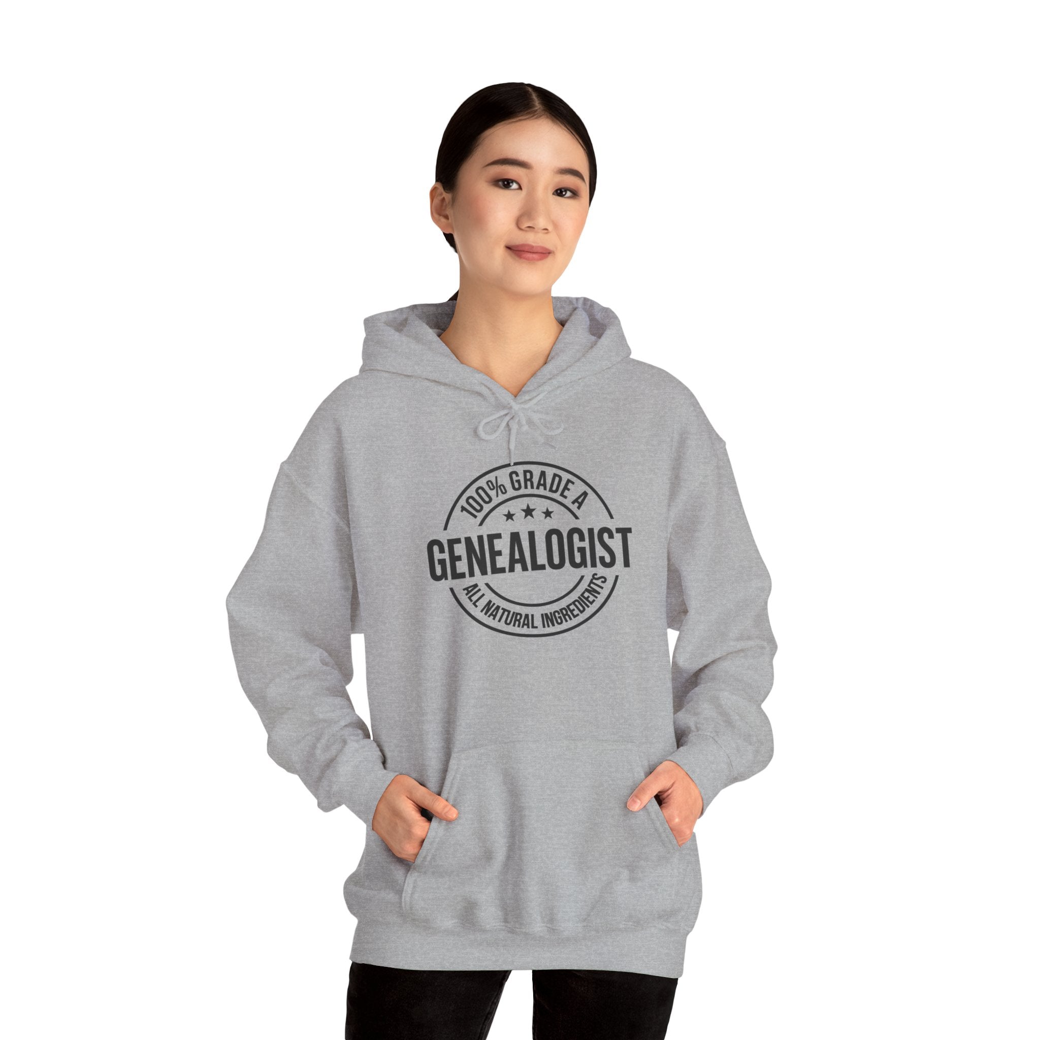 100 Percent Genealogist Hoodie in by Genealogy Keepsakes