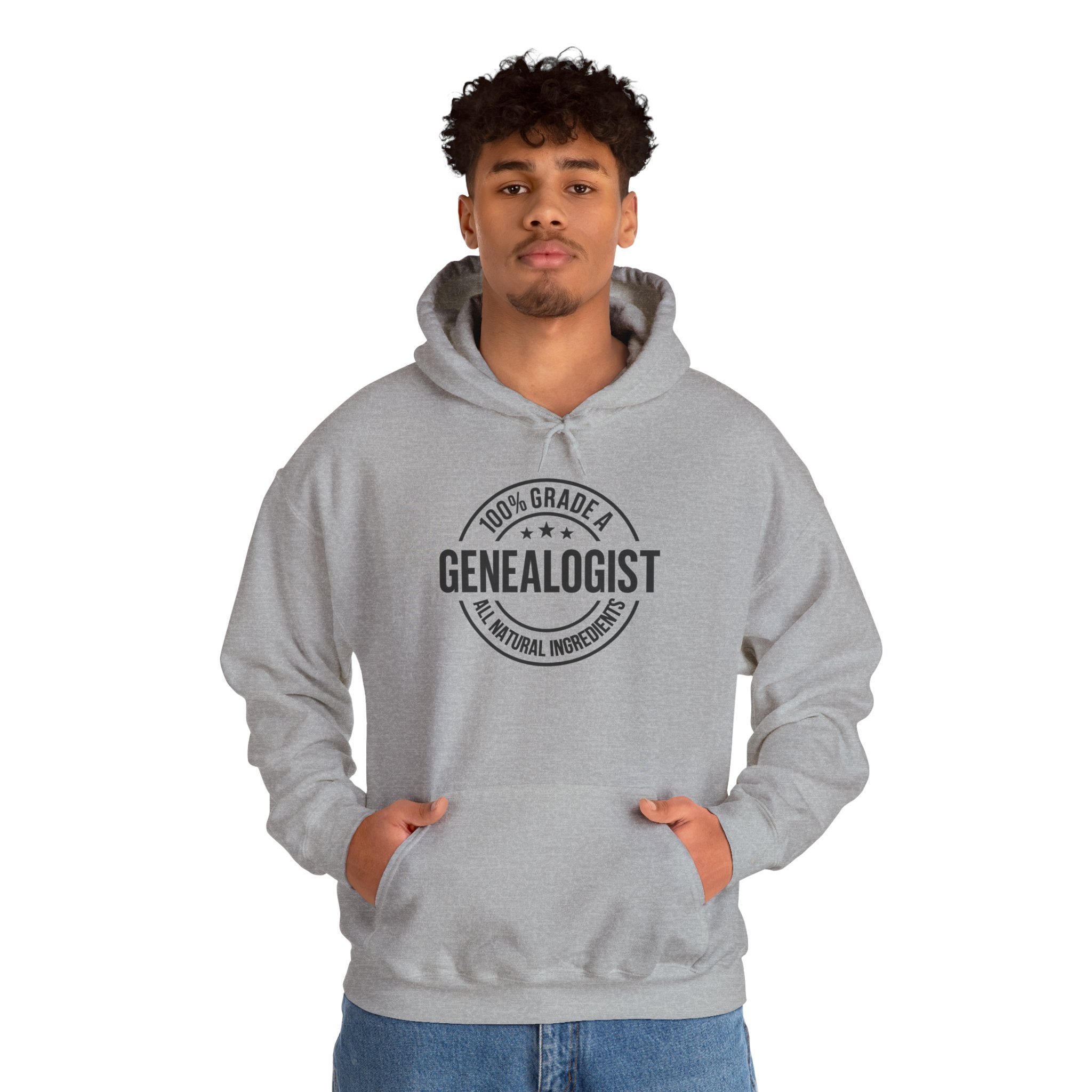 100 Percent Genealogist Hoodie in by Genealogy Keepsakes