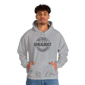 100 Percent Genealogist Hoodie in by Genealogy Keepsakes