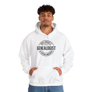 100 Percent Genealogist Hoodie in by Genealogy Keepsakes