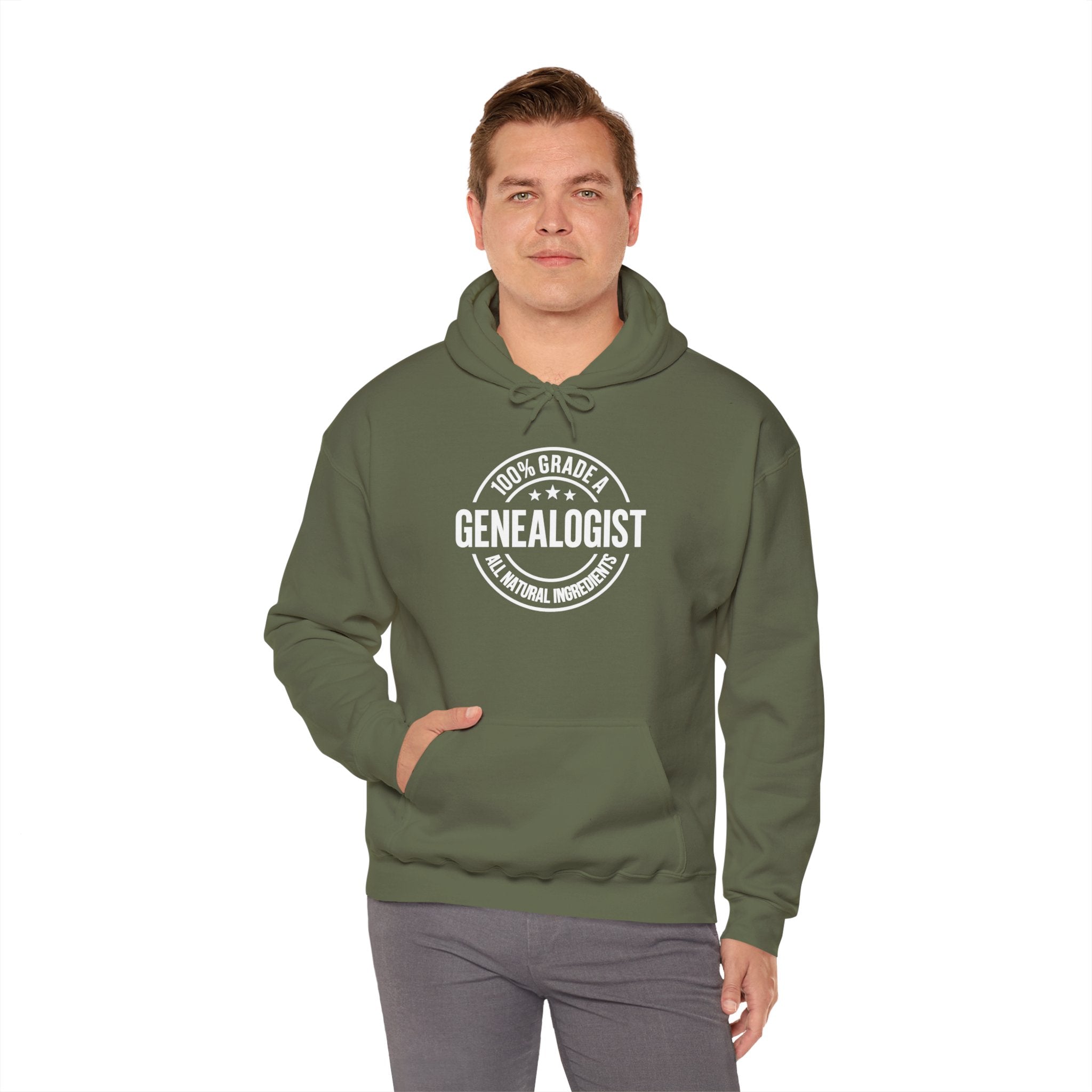 100 Percent Genealogist Hoodie in by Genealogy Keepsakes