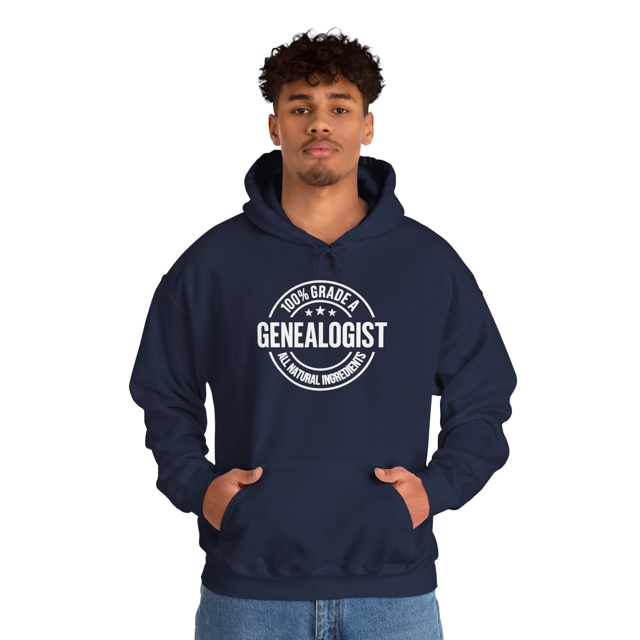 100 Percent Genealogist Hoodie in by Genealogy Keepsakes