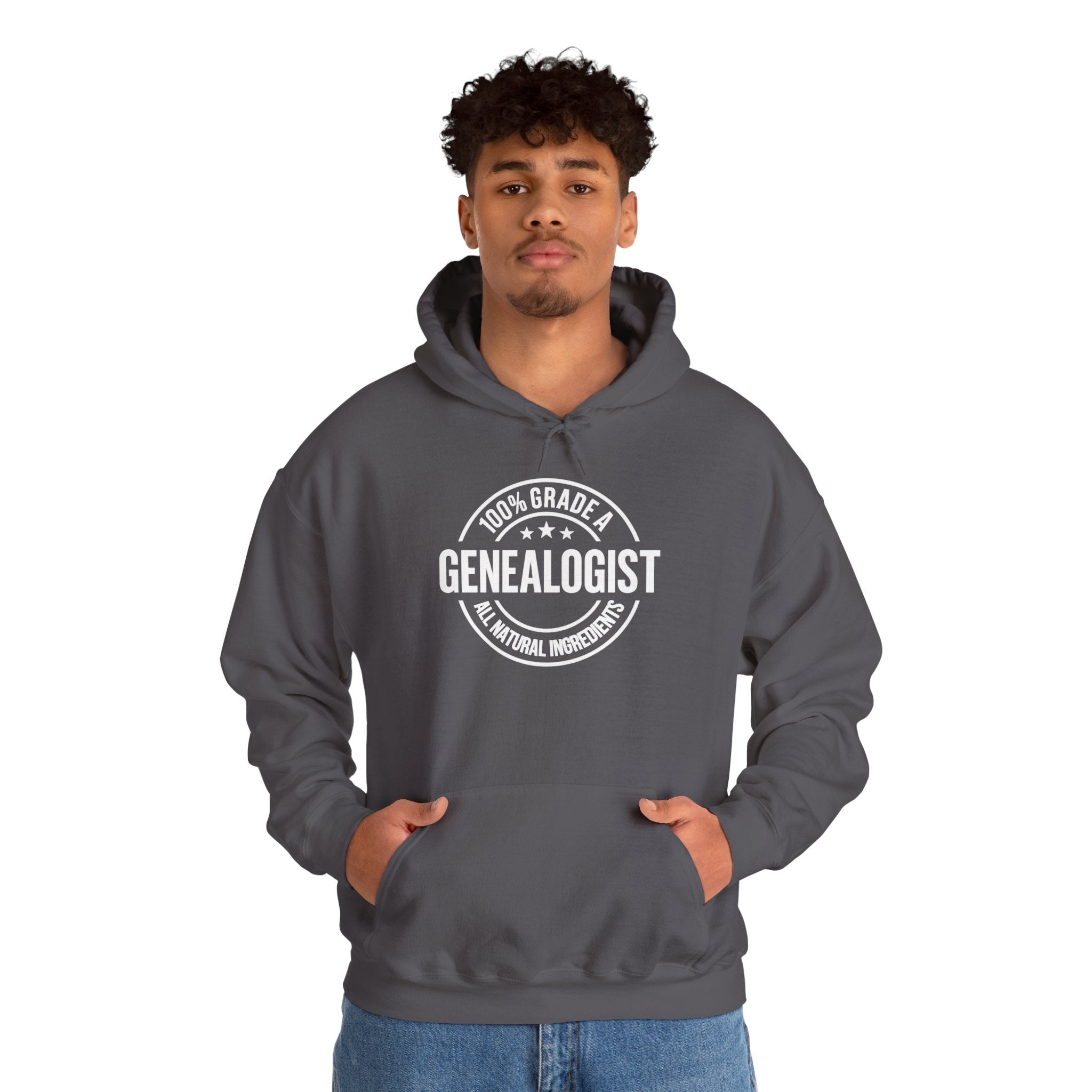 100 Percent Genealogist Hoodie in by Genealogy Keepsakes