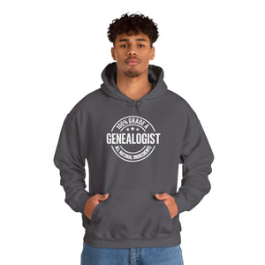 100 Percent Genealogist Hoodie in by Genealogy Keepsakes