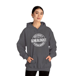 100 Percent Genealogist Hoodie in by Genealogy Keepsakes