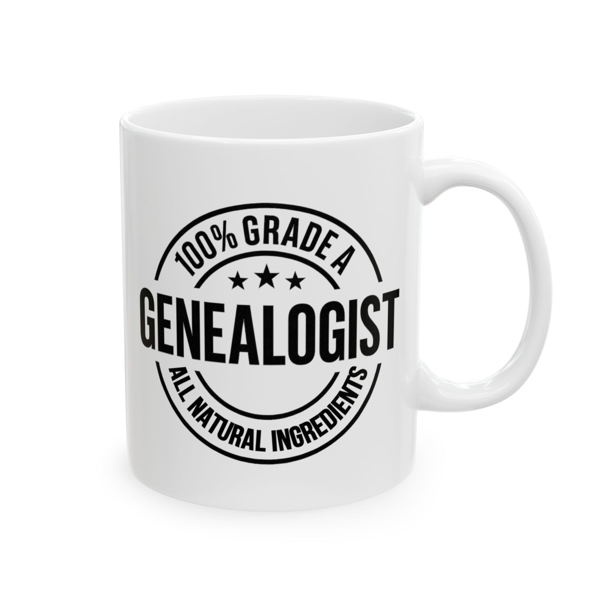 100 Percent Genealogist Mug (11oz|15oz) in 11oz by Genealogy Keepsakes