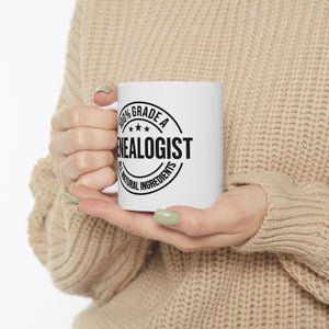 100 Percent Genealogist Mug (11oz|15oz) in 15oz by Genealogy Keepsakes