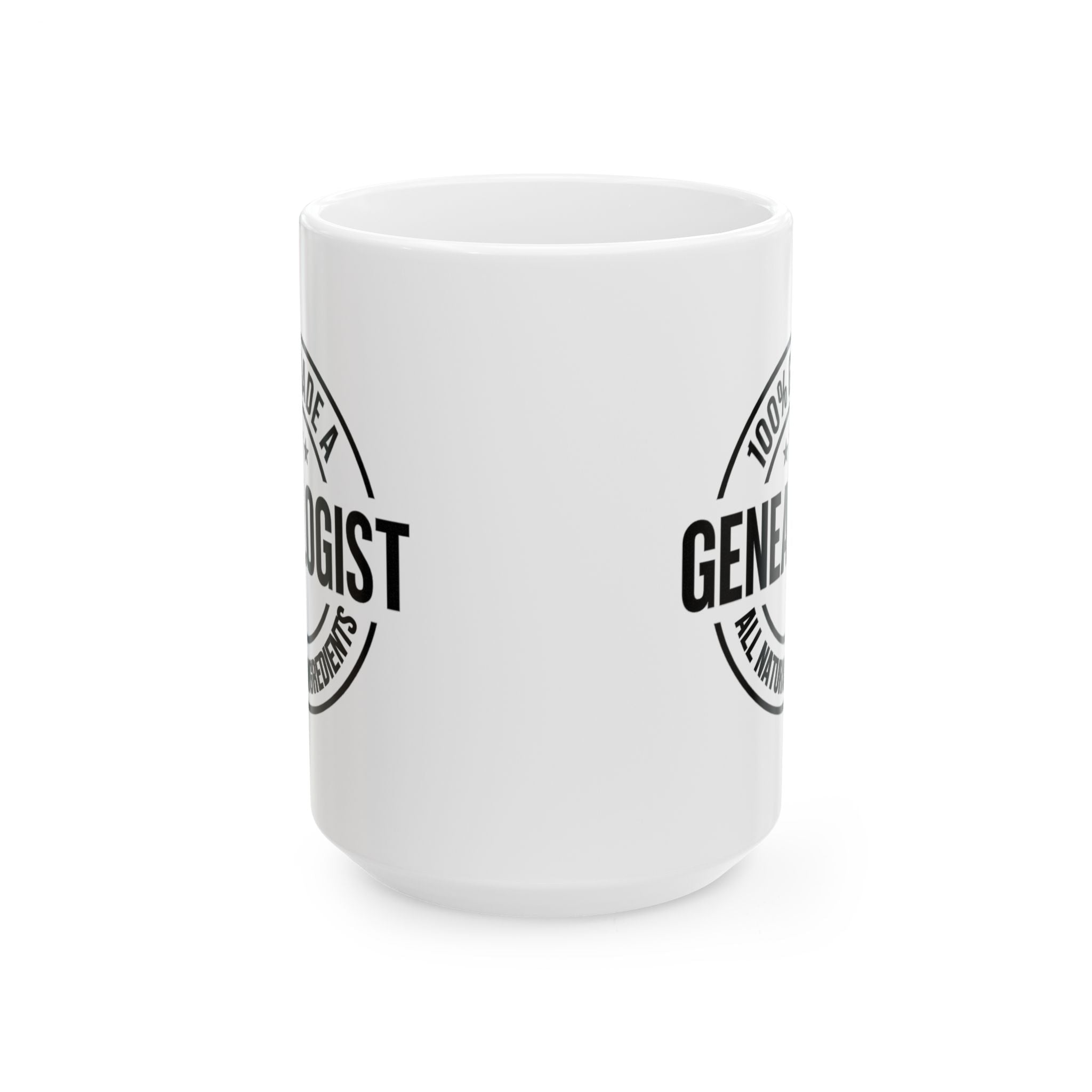 100 Percent Genealogist Mug (11oz|15oz) in 15oz by Genealogy Keepsakes