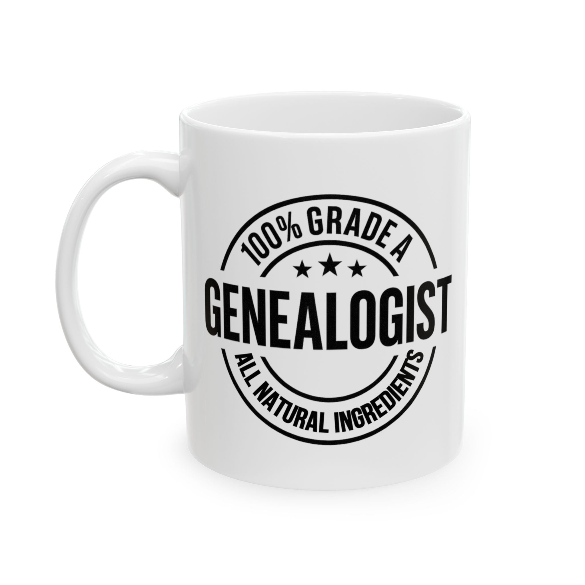 100 Percent Genealogist Mug (11oz|15oz) in by Genealogy Keepsakes