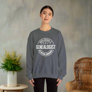 100 Percent Genealogist Sweatshirt in by Genealogy Keepsakes