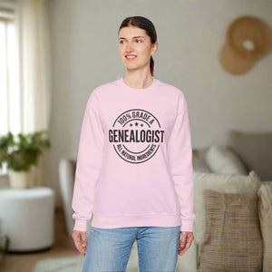100 Percent Genealogist Sweatshirt in by Genealogy Keepsakes