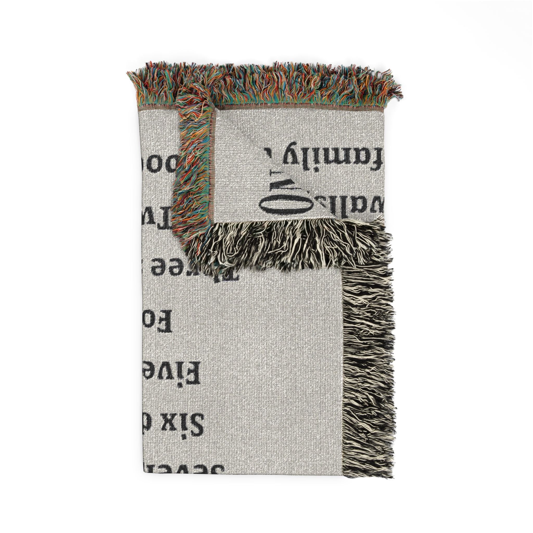 12 Days Of Christmas Woven Blanket in by Genealogy Keepsakes