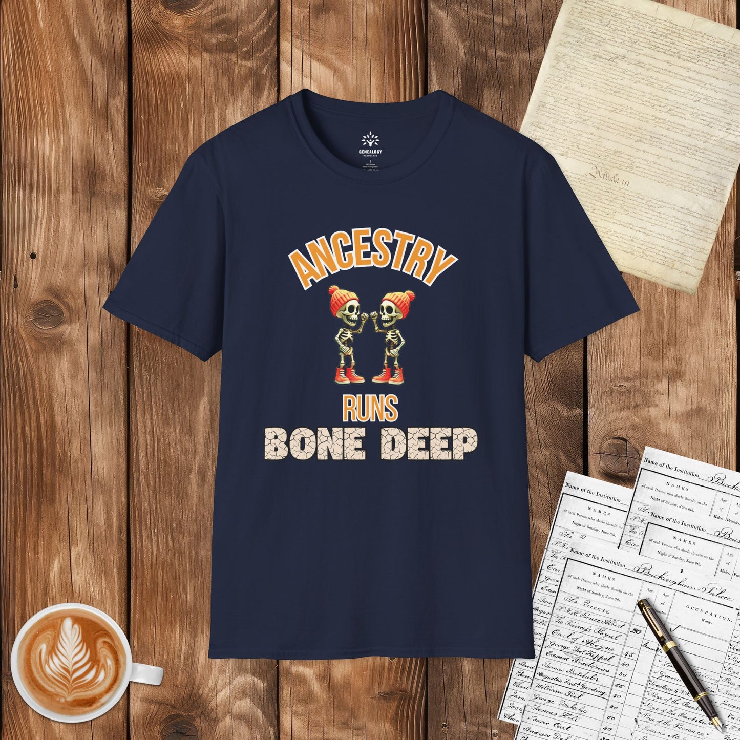 Ancestry Runs Bone Deep T-Shirt