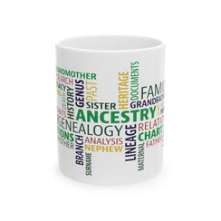 Genealogy Word Cloud Mug (11oz|15oz)