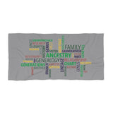 Genealogy Beach Towel