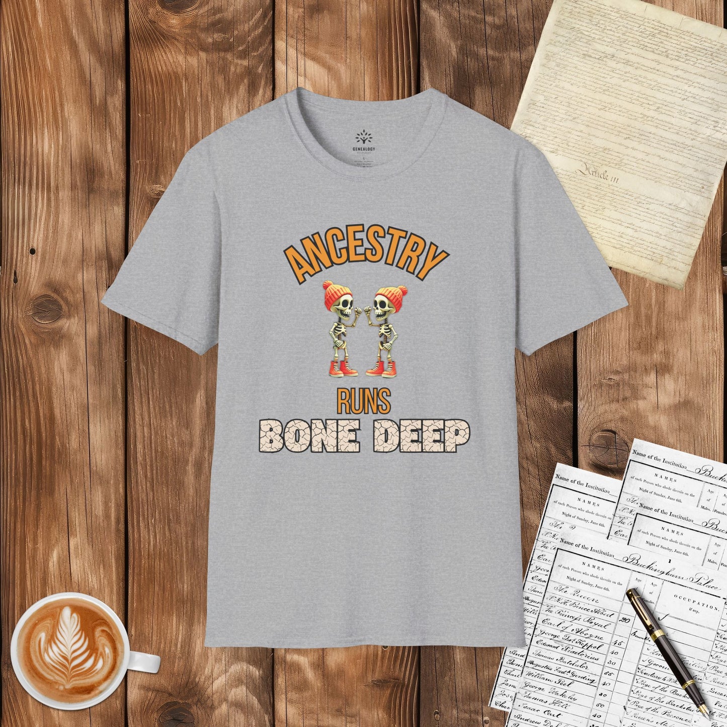 Ancestry Runs Bone Deep T-Shirt