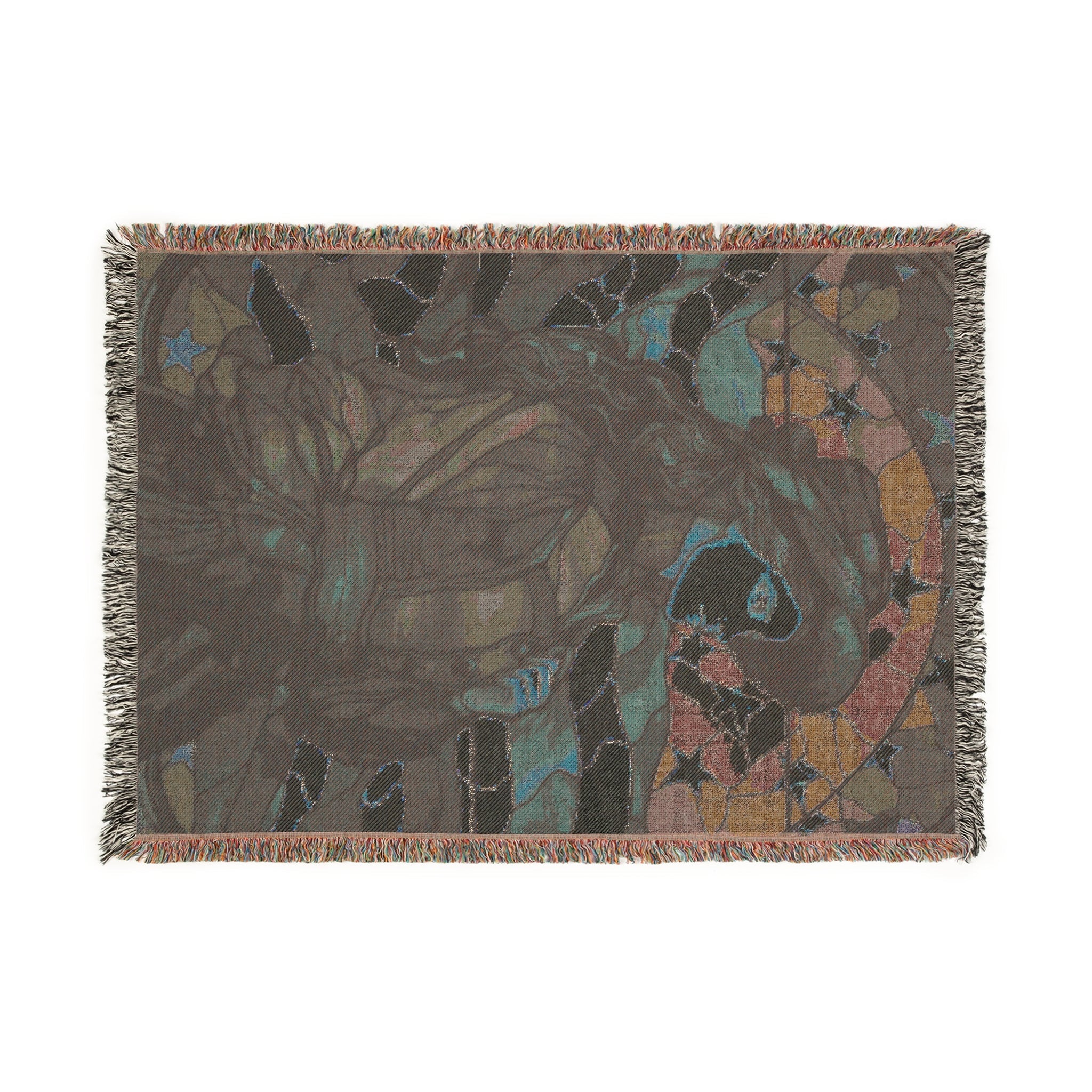American Civil War Woven Blanket in Artwork by Genealogy Keepsakes