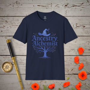 Ancestry Alchemist T-Shirt - Genealogy Keepsakes Custom Genealogy Gift - Navy S