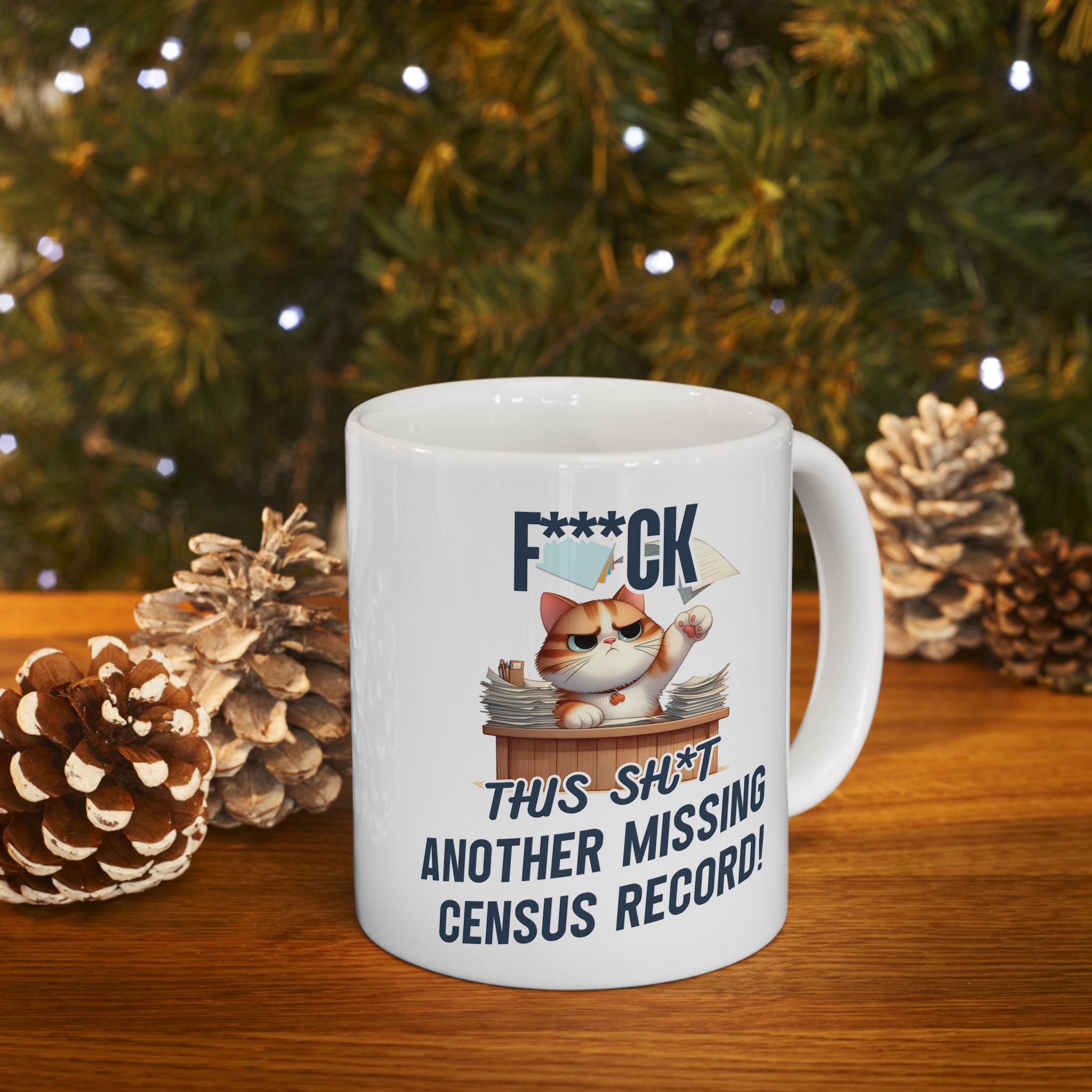 Another Missing Census Record Mug (11oz|15oz) in 11oz by Genealogy Keepsakes