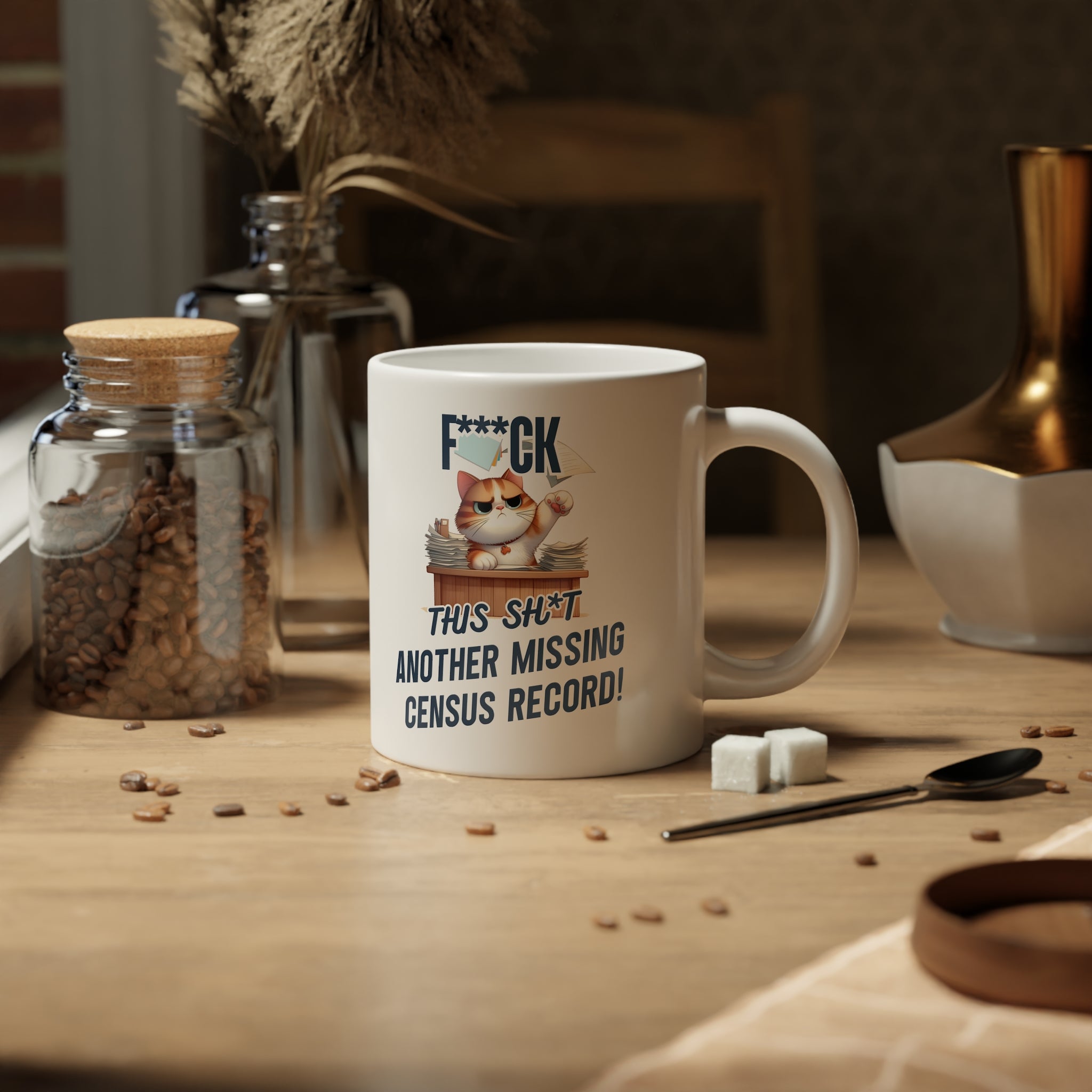 Another Missing Census Record Mug (20oz) in by Genealogy Keepsakes
