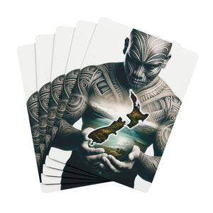 Aotearoa’s Guardian – New Zealand Heritage Playing Cards in 2.5" x 3.5" by Genealogy Keepsakes
