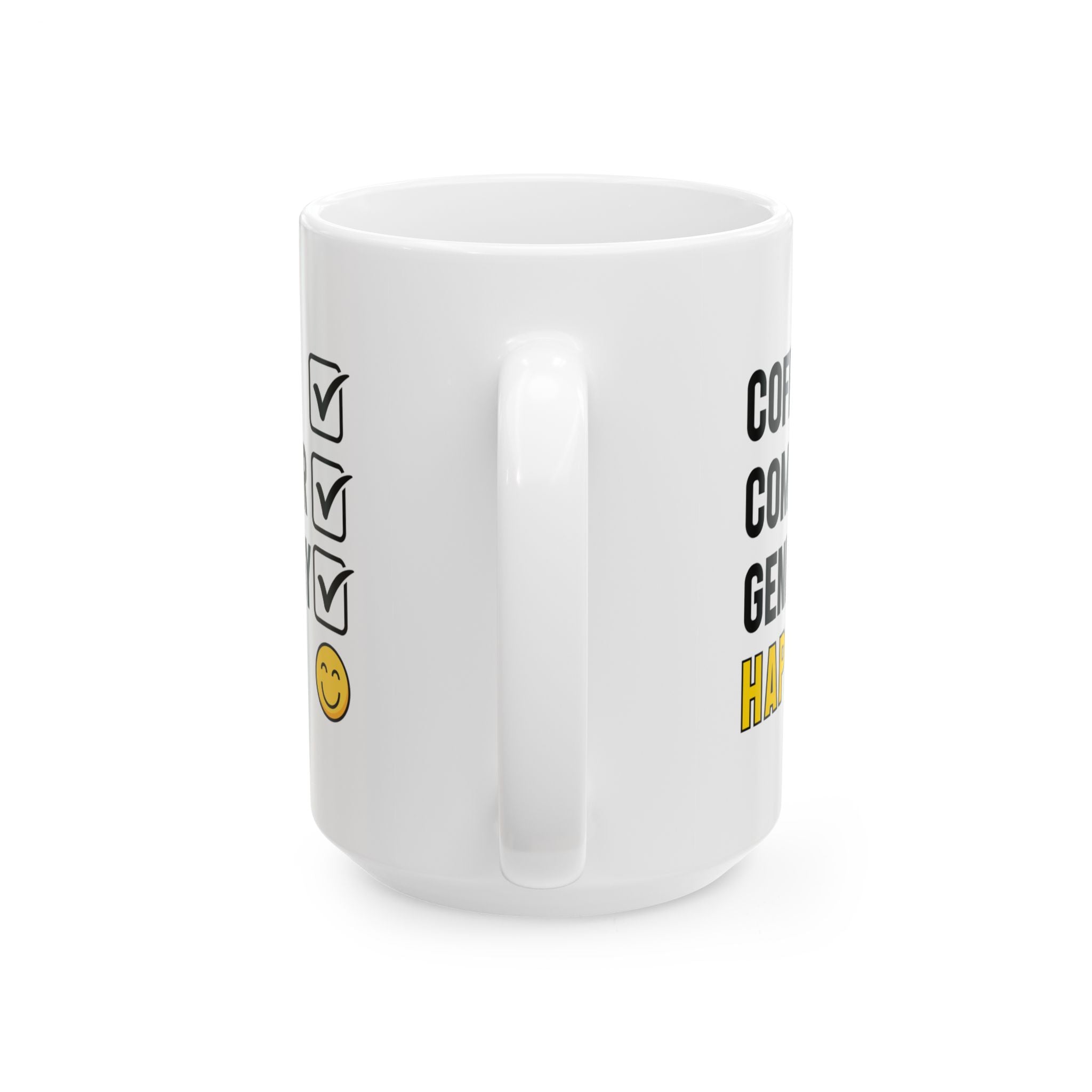 Coffee, Computer, Genealogy, Happy Mug (11oz|15oz) in by Genealogy Keepsakes