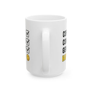 Coffee, Computer, Genealogy, Happy Mug (11oz|15oz) in by Genealogy Keepsakes