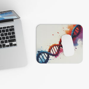 DNA Splash Mouse Pad - Genealogy Keepsakes Custom Genealogy Gift - 9" × 8" Rectangle