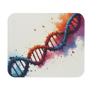 DNA Splash Mouse Pad - Genealogy Keepsakes Custom Genealogy Gift - 9" × 8" Rectangle