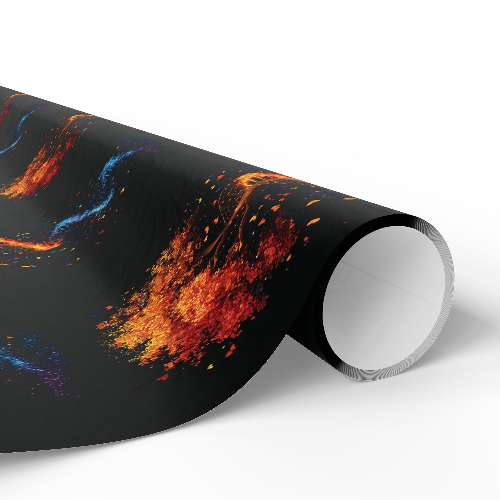 DNA Tree of Life Gift Wrap: Colorful, Modern, Artful Fun! in by Genealogy Keepsakes