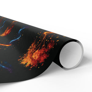 DNA Tree of Life Gift Wrap: Colorful, Modern, Artful Fun! in by Genealogy Keepsakes