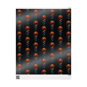 DNA Tree of Life Gift Wrap: Colorful, Modern, Artful Fun! in 30" x 36" by Genealogy Keepsakes