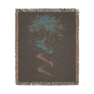 DNA Tree of Life Woven Blanket-