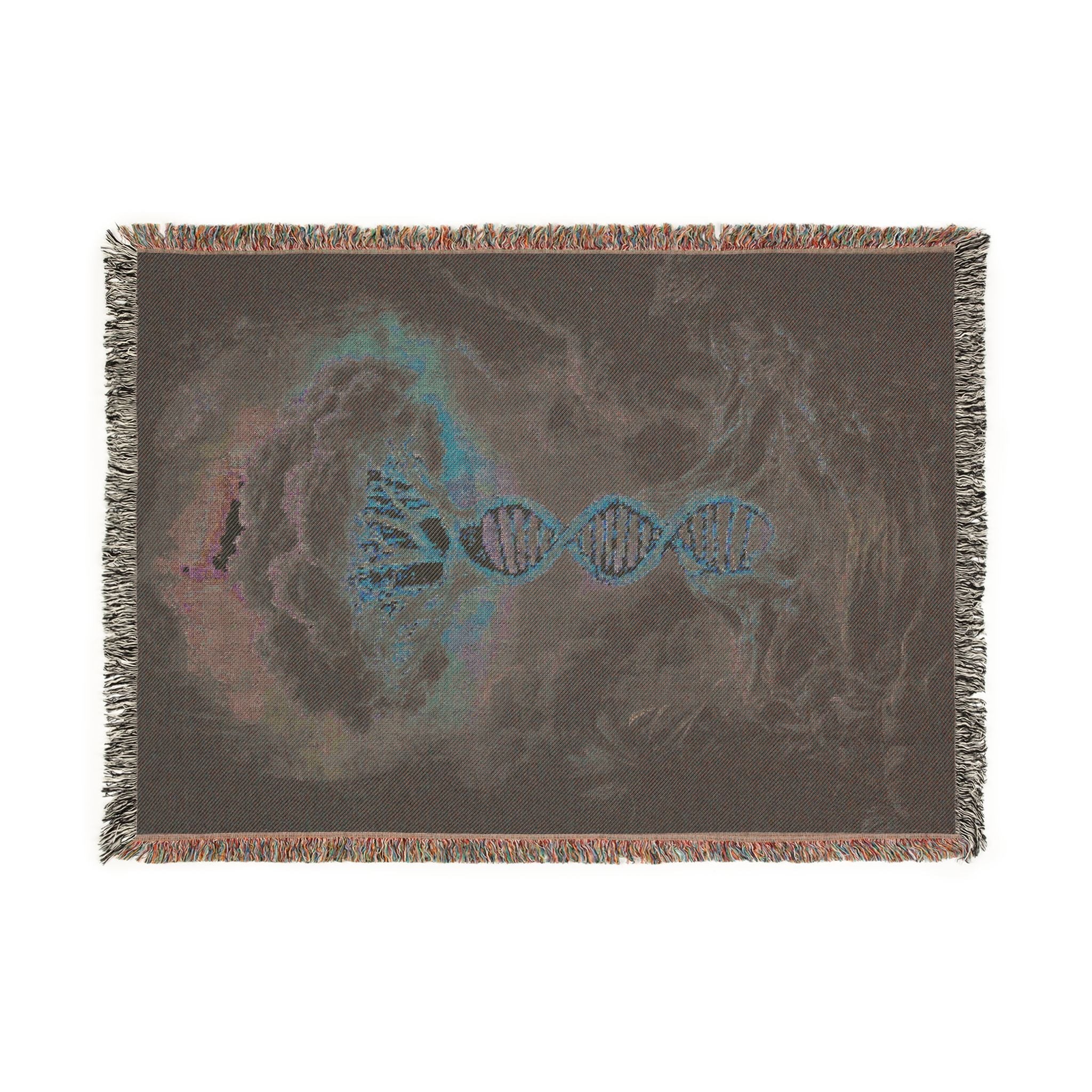 DNA Tree Of Life Woven Blanket in by Genealogy Keepsakes