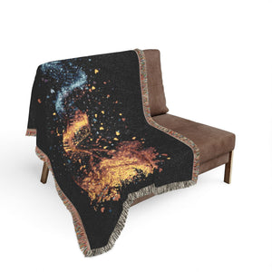 DNA Tree of Life Woven Blanket in by Genealogy Keepsakes